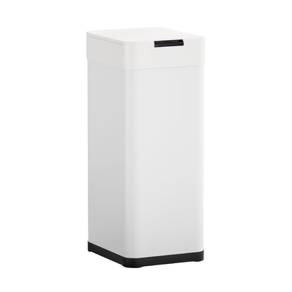 Devanti 50L Sensor Bin Motion Rubbish Bins Kitchen Automatic Trash Can White - Image 3