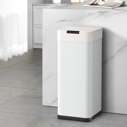 Devanti 50L Sensor Bin Motion Rubbish Bins Kitchen Automatic Trash Can White - Image 7