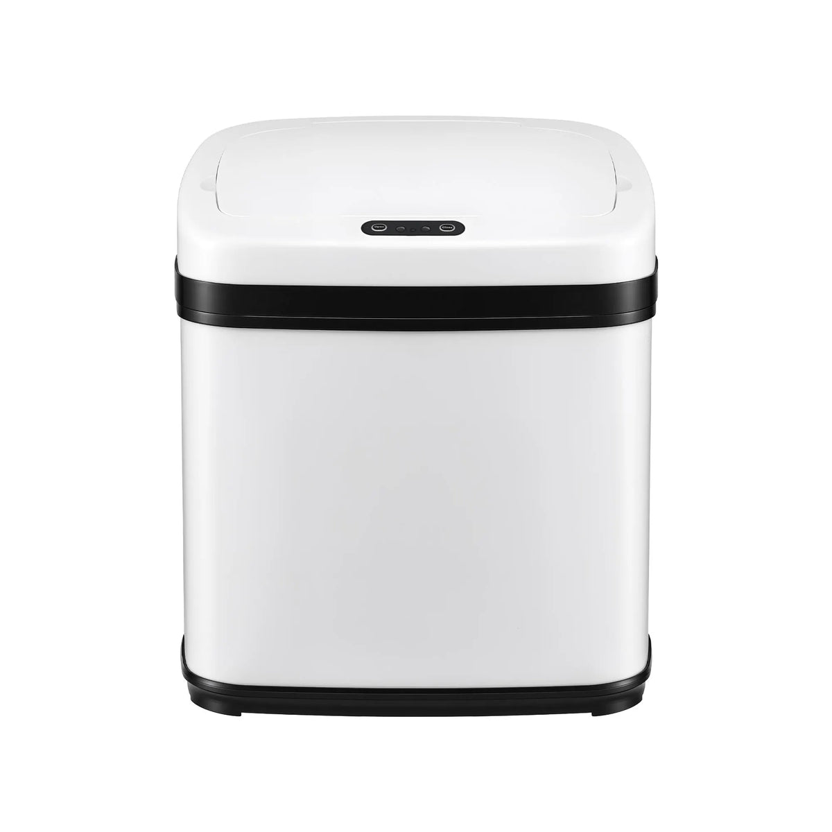 Devanti 15L Motion Sensor Bin Touchless Bins Soft-Close Rubbish Trash Can White - Image 3