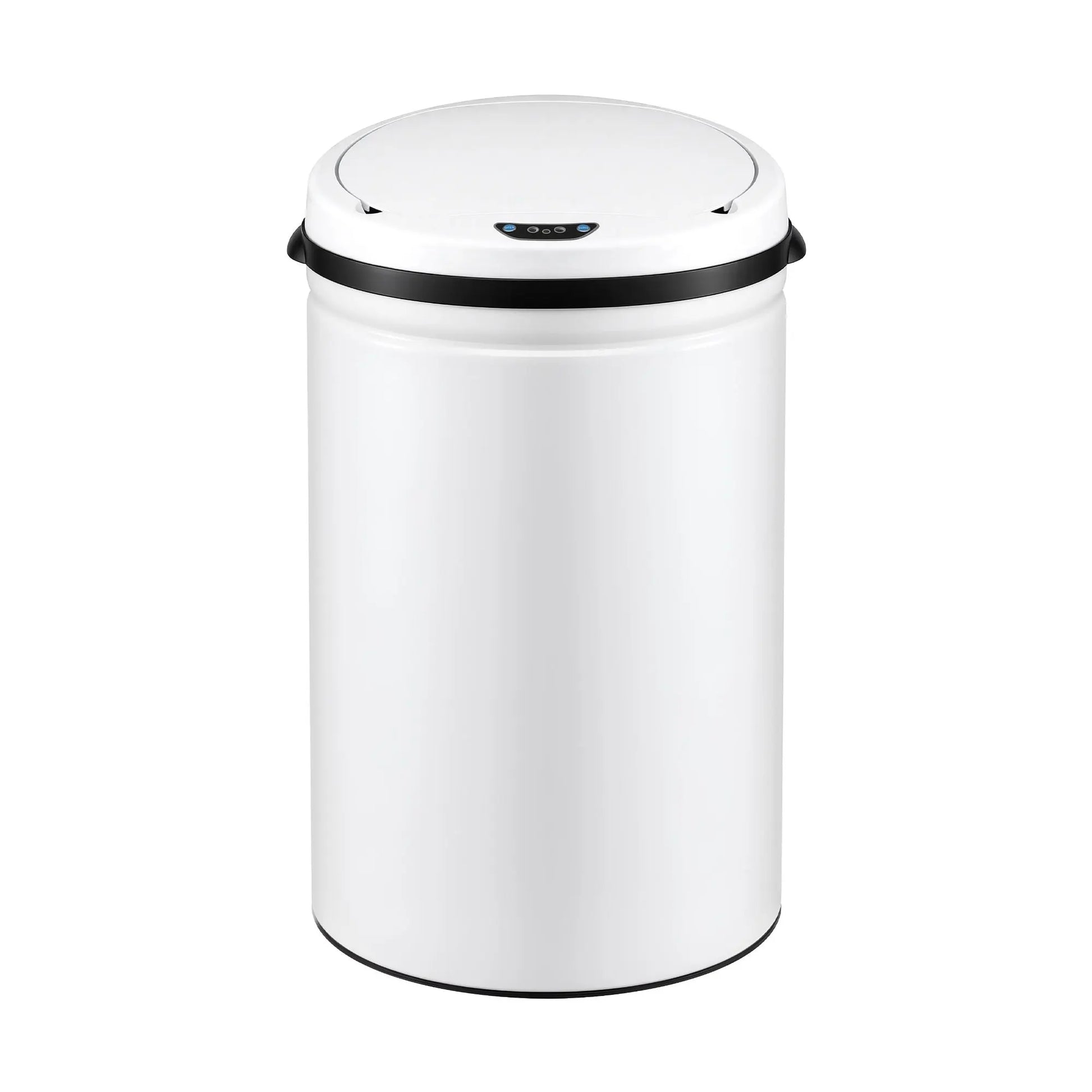 Devanti 30L Sensor Bin Automatic Touchless Trash Can Garbage Rubbish White - Image 3