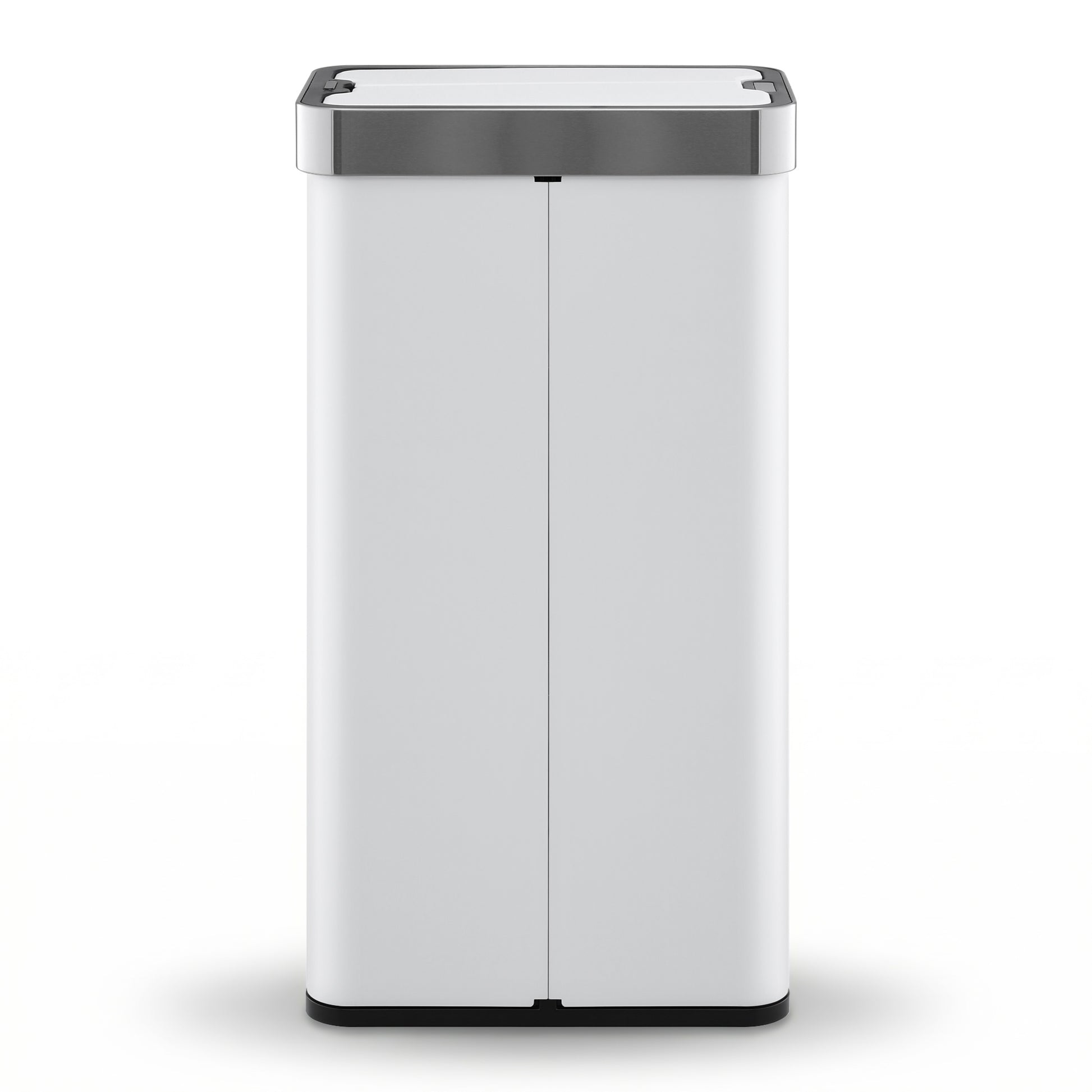 Devanti Rubbish Bin 70L Automatic Sensor Kitchen Bin, Slim Smart Garbage Can Touchless Rectangular with Liner Holder, Fully Closed Lid for Bedroom, Bathroom, Living Room, White - Image 3