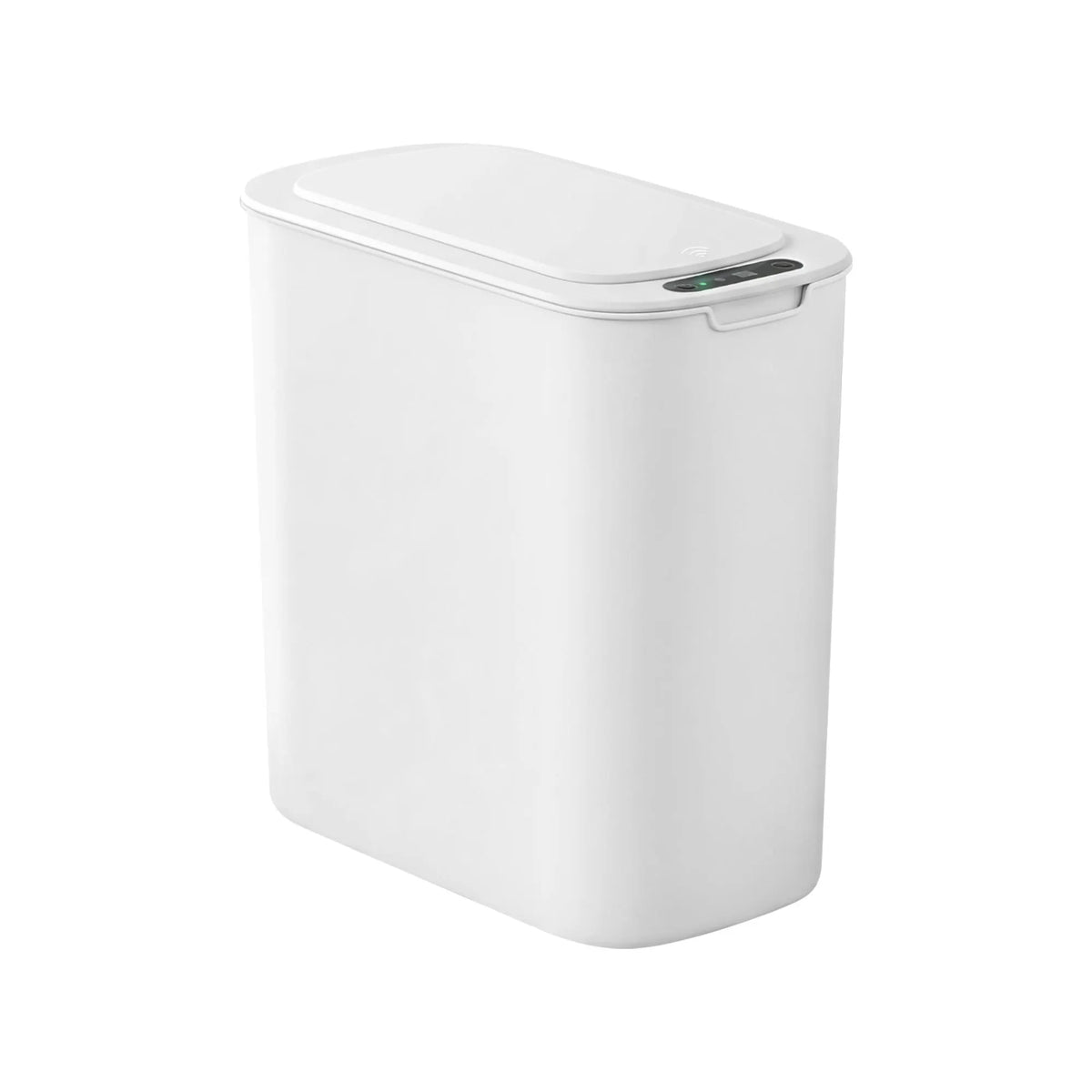 Devanti Automatic Trash Bin with Lid 11L Motion Sensor Kitchen Bin Touchless Garbage Can Modern White Plastic Slim Rubbish Bin with Liner Holder for Kitchen, Home, Office - Image 2