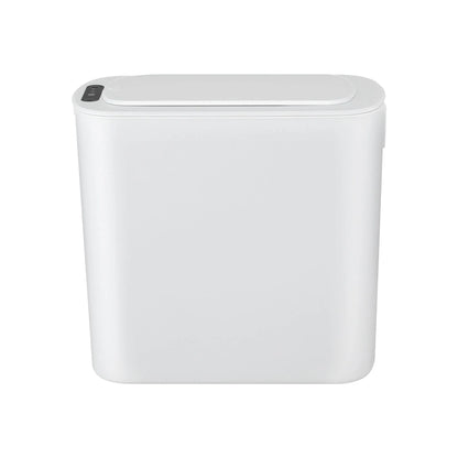 Devanti Automatic Trash Bin with Lid 11L Motion Sensor Kitchen Bin Touchless Garbage Can Modern White Plastic Slim Rubbish Bin with Liner Holder for Kitchen, Home, Office - Image 4