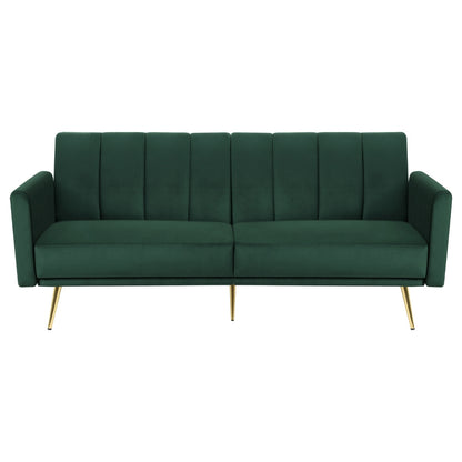 Artiss Sofa Bed 3 Seater Couch Convertible Lounge Adjustable Arm Recliner Velvet - Image 3