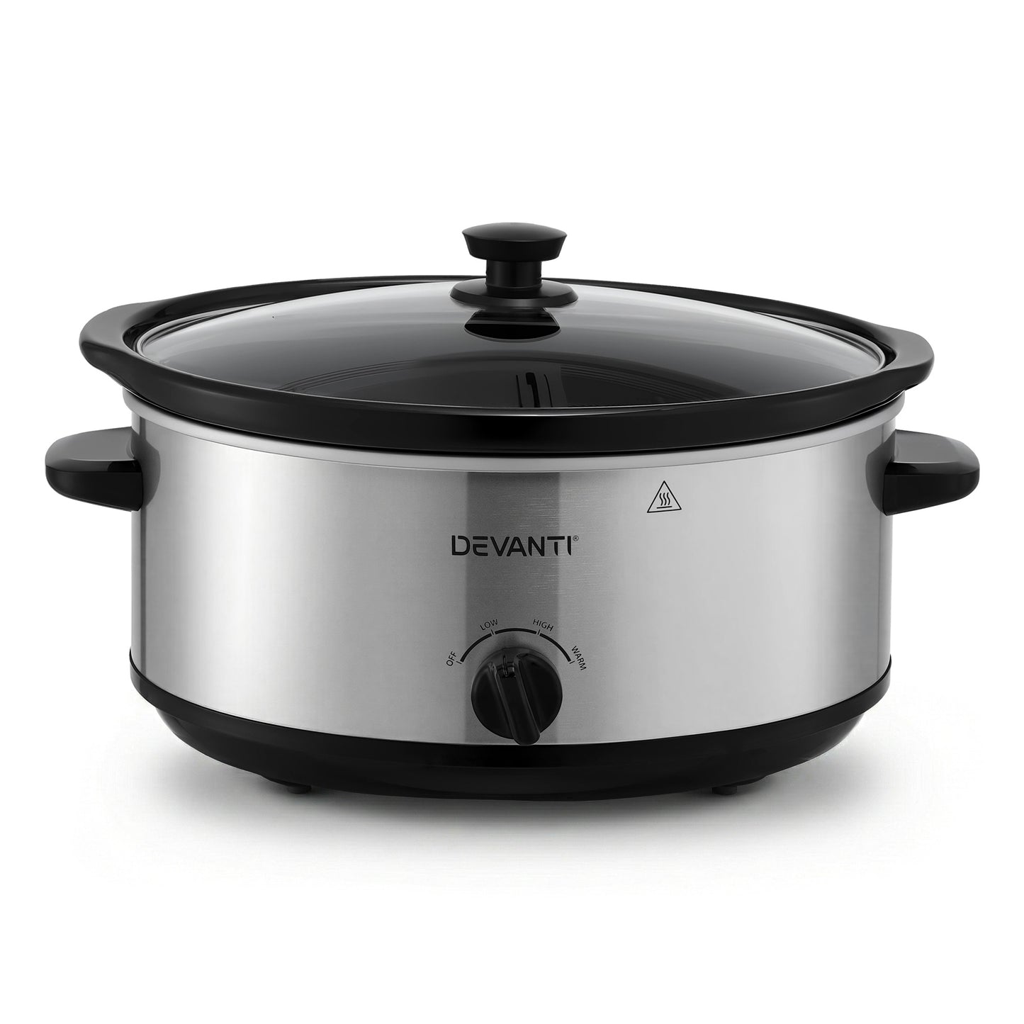 Devanti 6.5L Slow Cooker Electric Multi Cooker with 3 Heat Settings and Keep Warm Function - Image 3