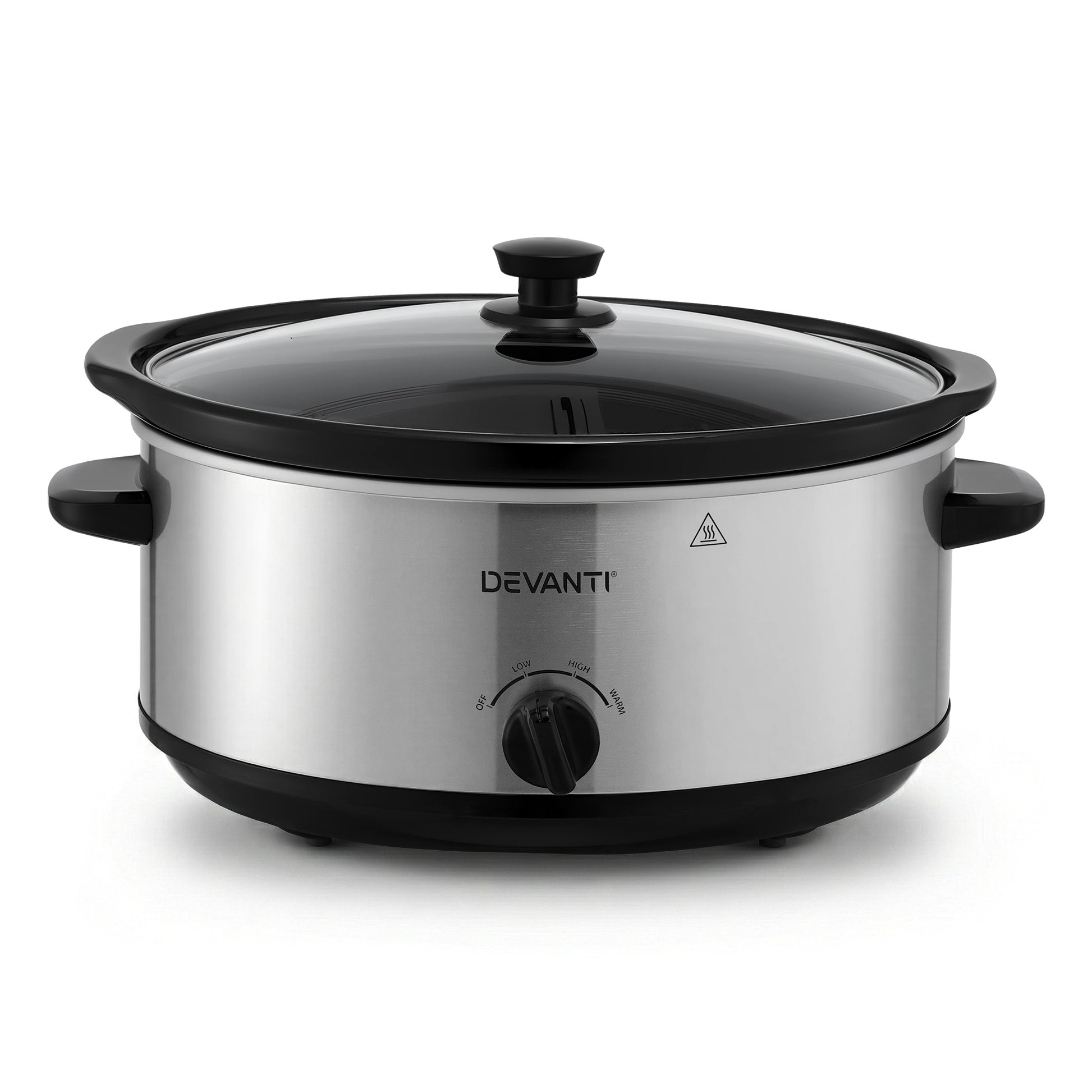 Devanti 6.5L Slow Cooker Electric Multi Cooker with 3 Heat Settings and Keep Warm Function - Image 3