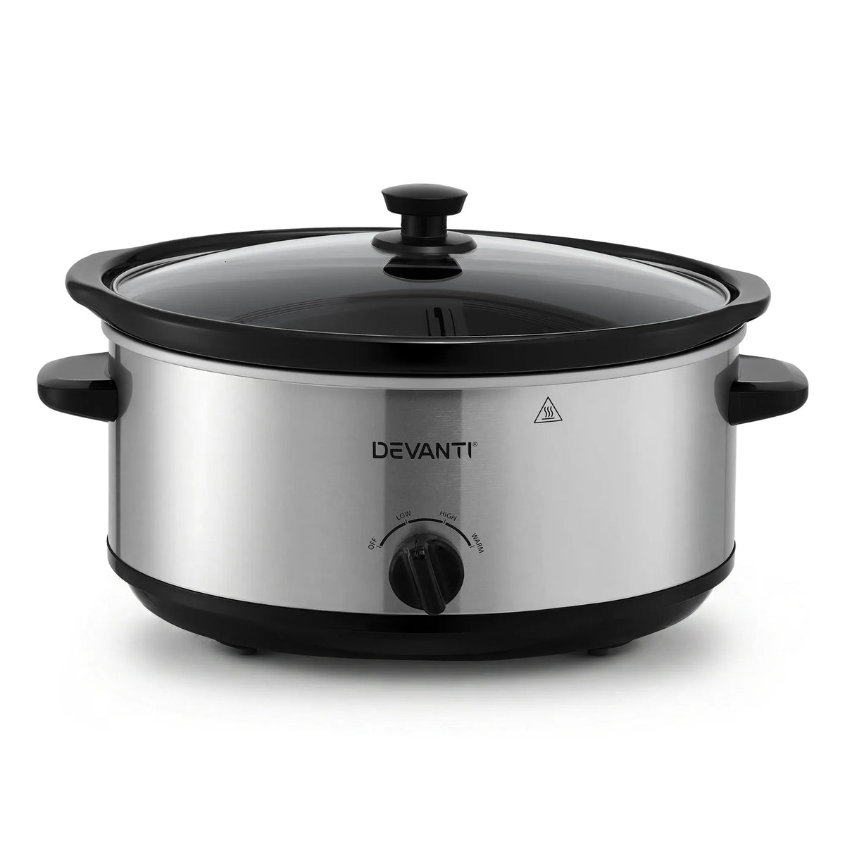 Devanti 6.5L Slow Cooker Electric Multi Cooker with 3 Heat Settings and Keep Warm Function - Image 3
