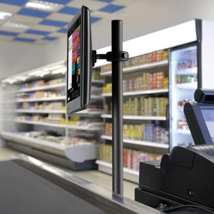 Atdec POS Single Display Pole 750mm - POS Mounts - Image 9