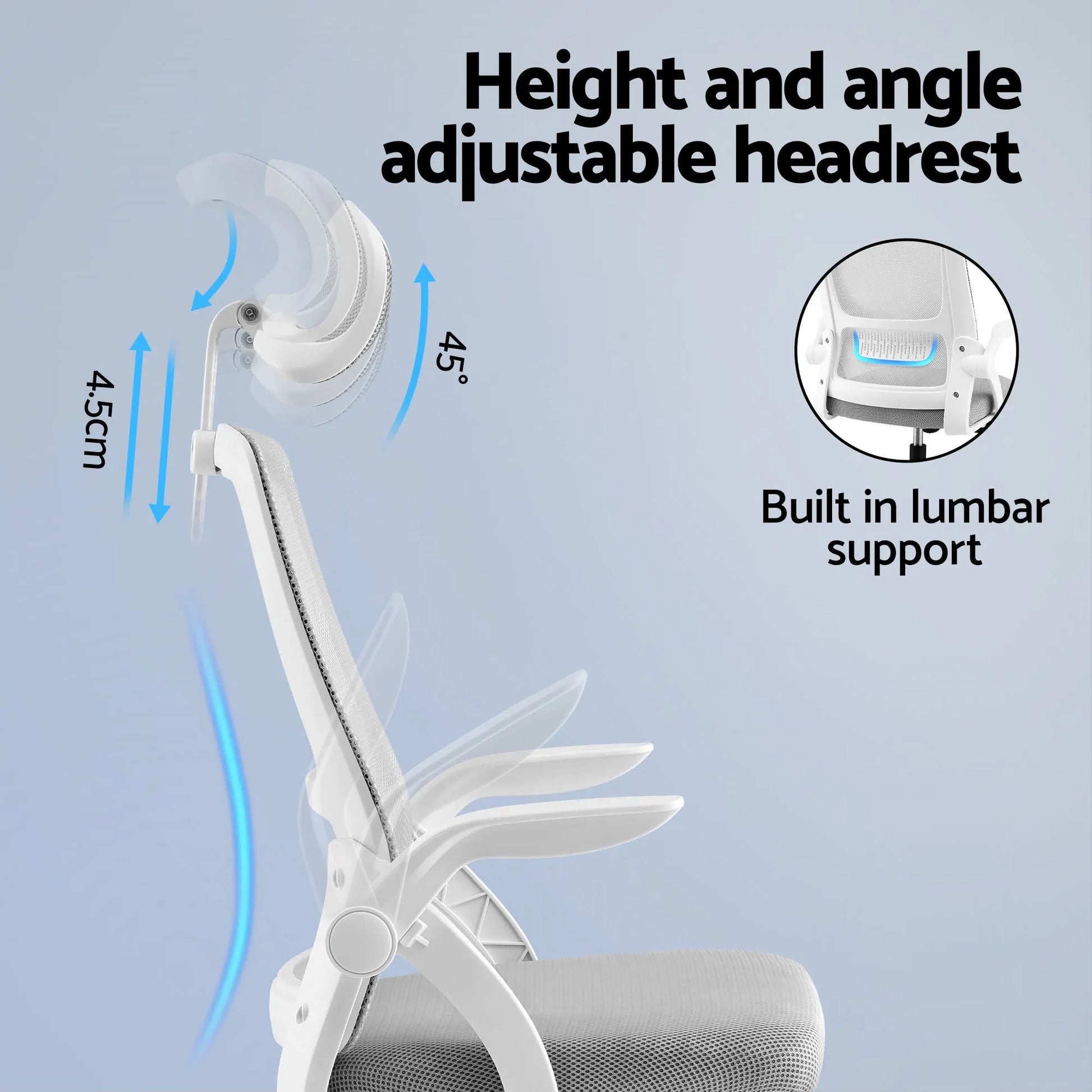 Artiss Standing Desk Office Chair Sit Stand Ergonomic Combo 140cm White - Image 9