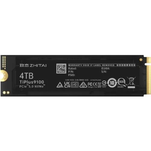 YMTC ZhiTai TiPlus9100 SSD 1TB M.2 2280 YMTC Xtacking 4.0  TLC Chip PCIe™ Gen5 x4，NVMe™ 2.0 12000... - Image 4