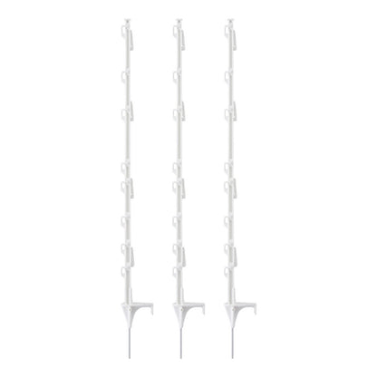 Giantz Electric Fence Posts 20pcs Electric Fence Poly White - Image 3