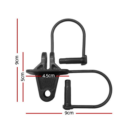 Giantz Electric Fence Insulators 200pcs Pinlock Black - Image 2