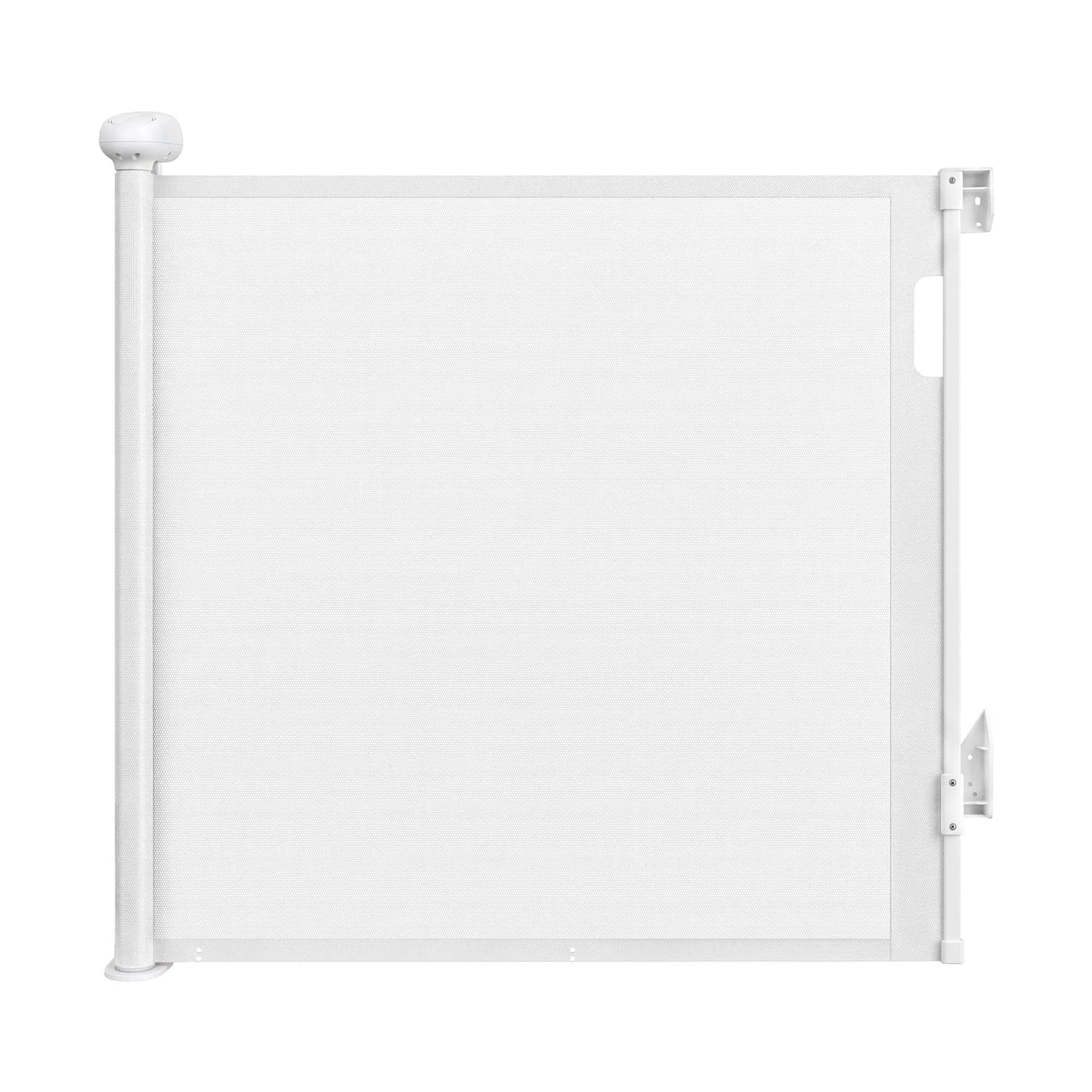 Keezi Retractable Gate Baby Gate Pet Safety Fence Extends up to 140cm White - Image 3