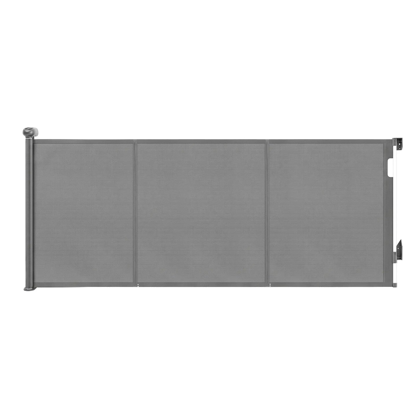 Keezi Retractable Gate Baby Gate Pet Safety Fence Extends up to 400cm Grey - Image 3