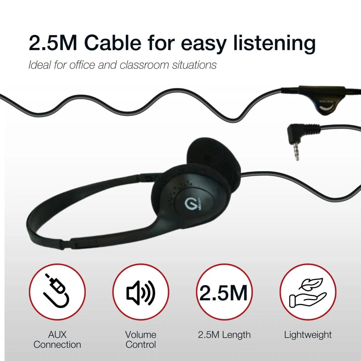 Shintaro Light Weight 3.5mm Headphones - Image 9