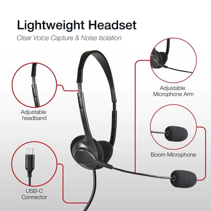 Shintaro USB-C Light Weight Headset /Mic - Headphones - Image 3
