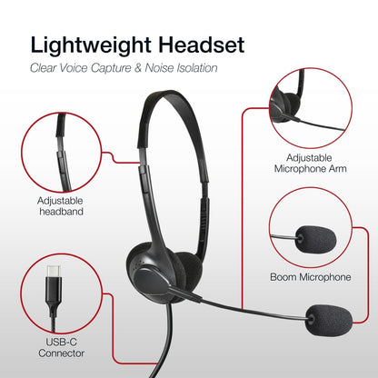 Shintaro USB-C Light Weight Headset /Mic - Headphones - Image 3