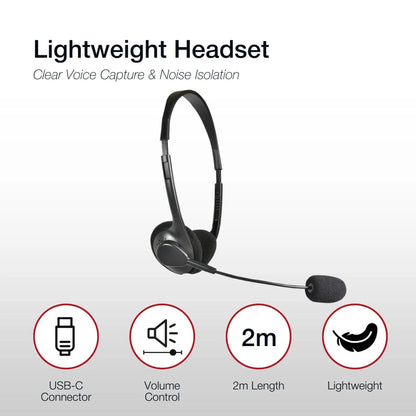 Shintaro USB-C Light Weight Headset /Mic - Headphones - Image 4
