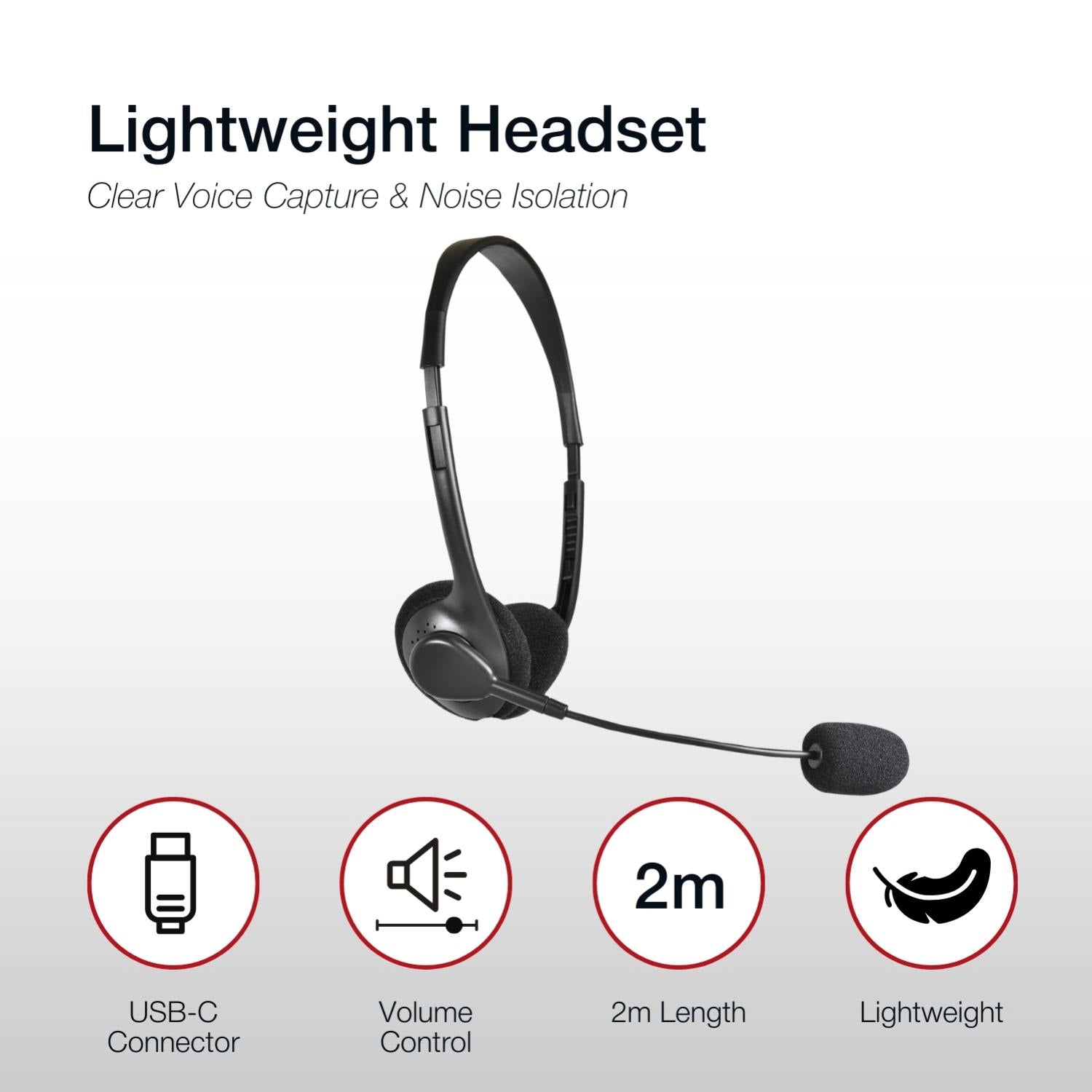 Shintaro USB-C Light Weight Headset /Mic - Headphones - Image 4