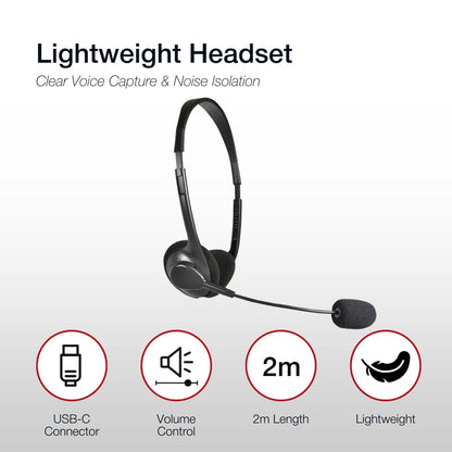 Shintaro USB-C Light Weight Headset /Mic - Headphones - Image 4