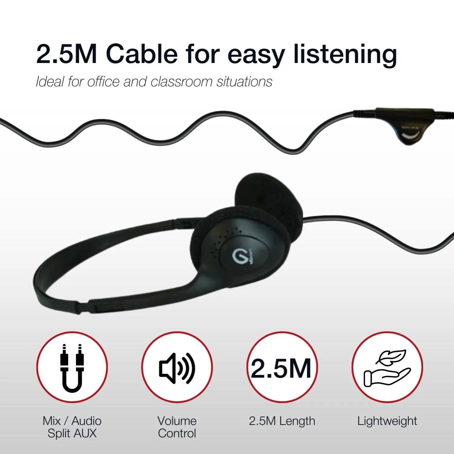 Shintaro Light Weight Headset w/ Mic - Headphones - Image 6