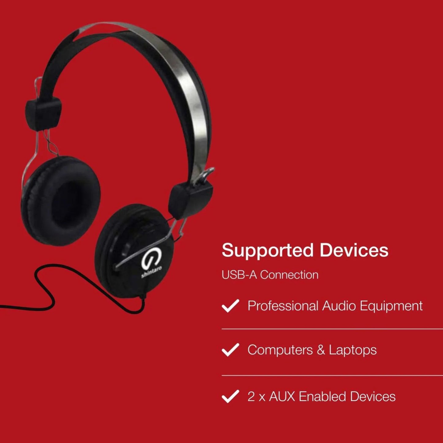 Shintaro Stereo Headset with Inline Mic - Headphones - Image 4