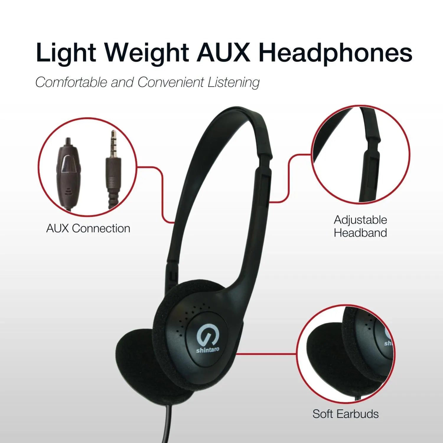 Shintaro Light Weight Headset w/ InMic - Headphones - Image 3