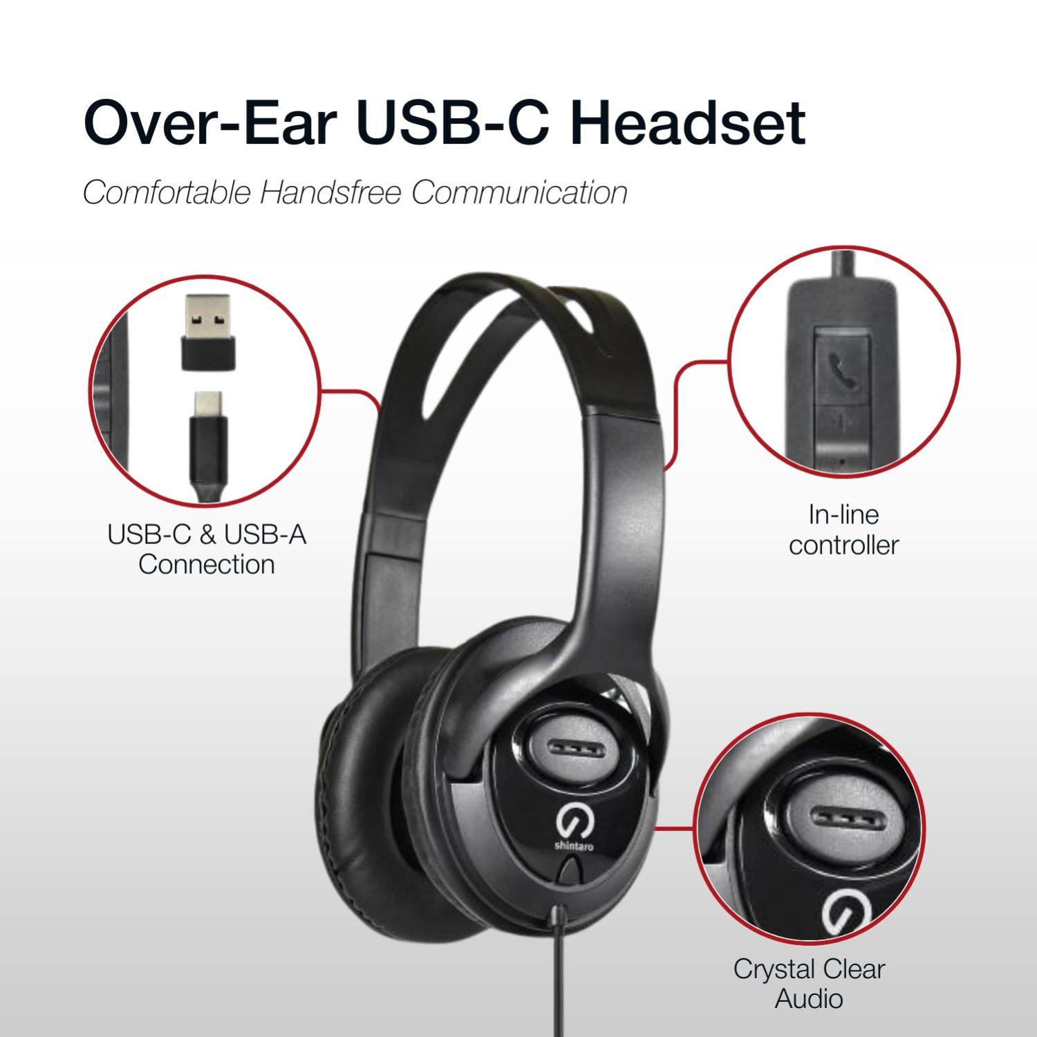 Shintaro Over-Ear USB-C Headset - Headphones - Image 2