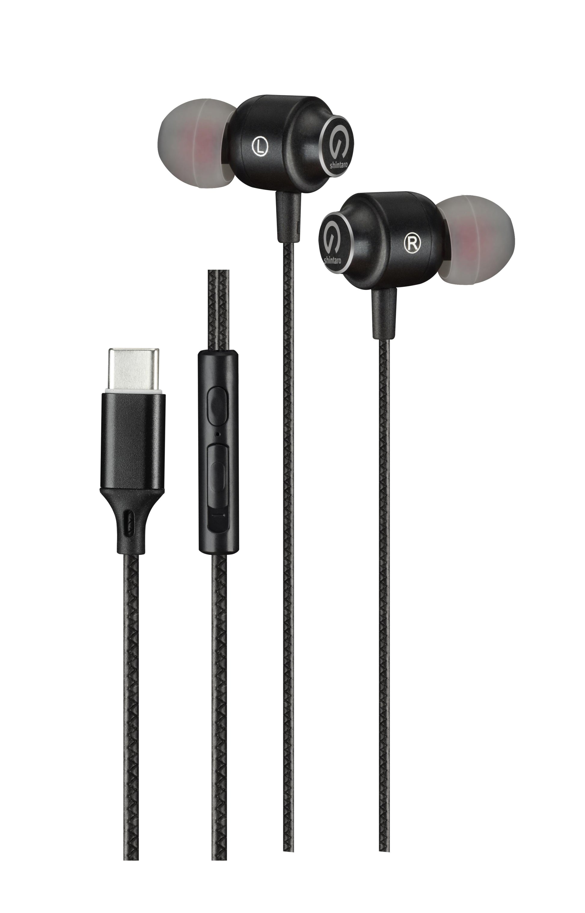 Shintaro USB-C Corded Earphones - Headphones