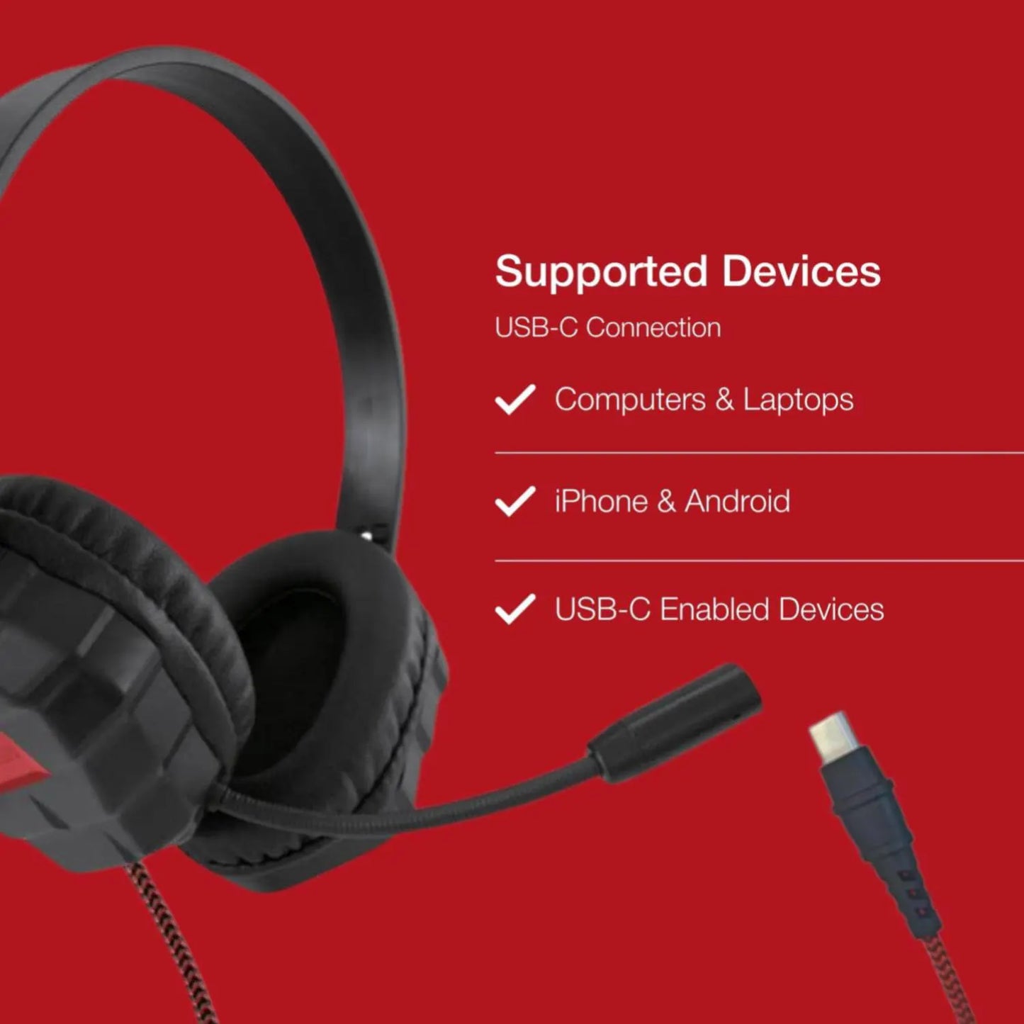 Shintaro Rugged Kids Headsets w/ Mic - Headphones - Image 4