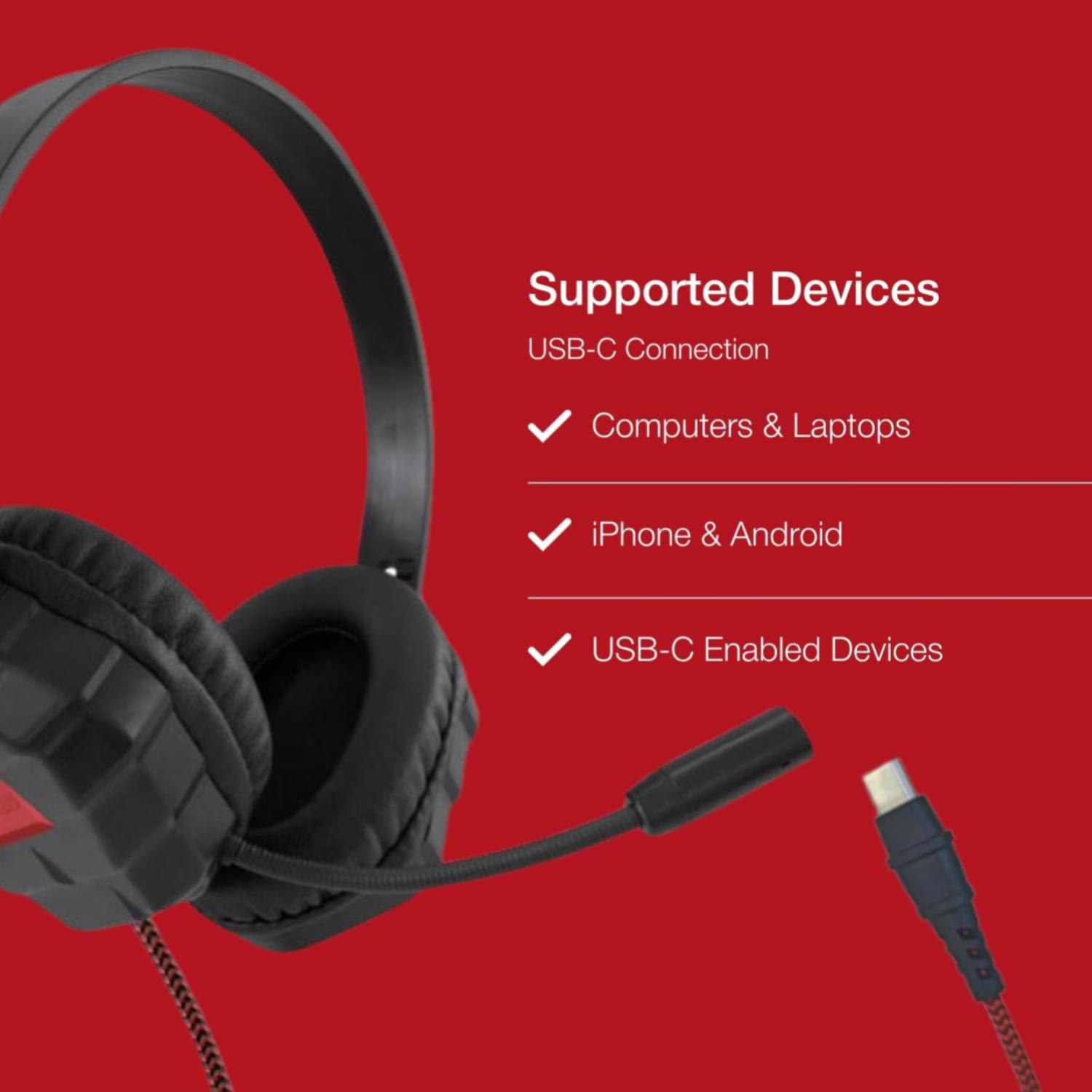 Shintaro Rugged Kids Headsets w/ Mic - Headphones - Image 4