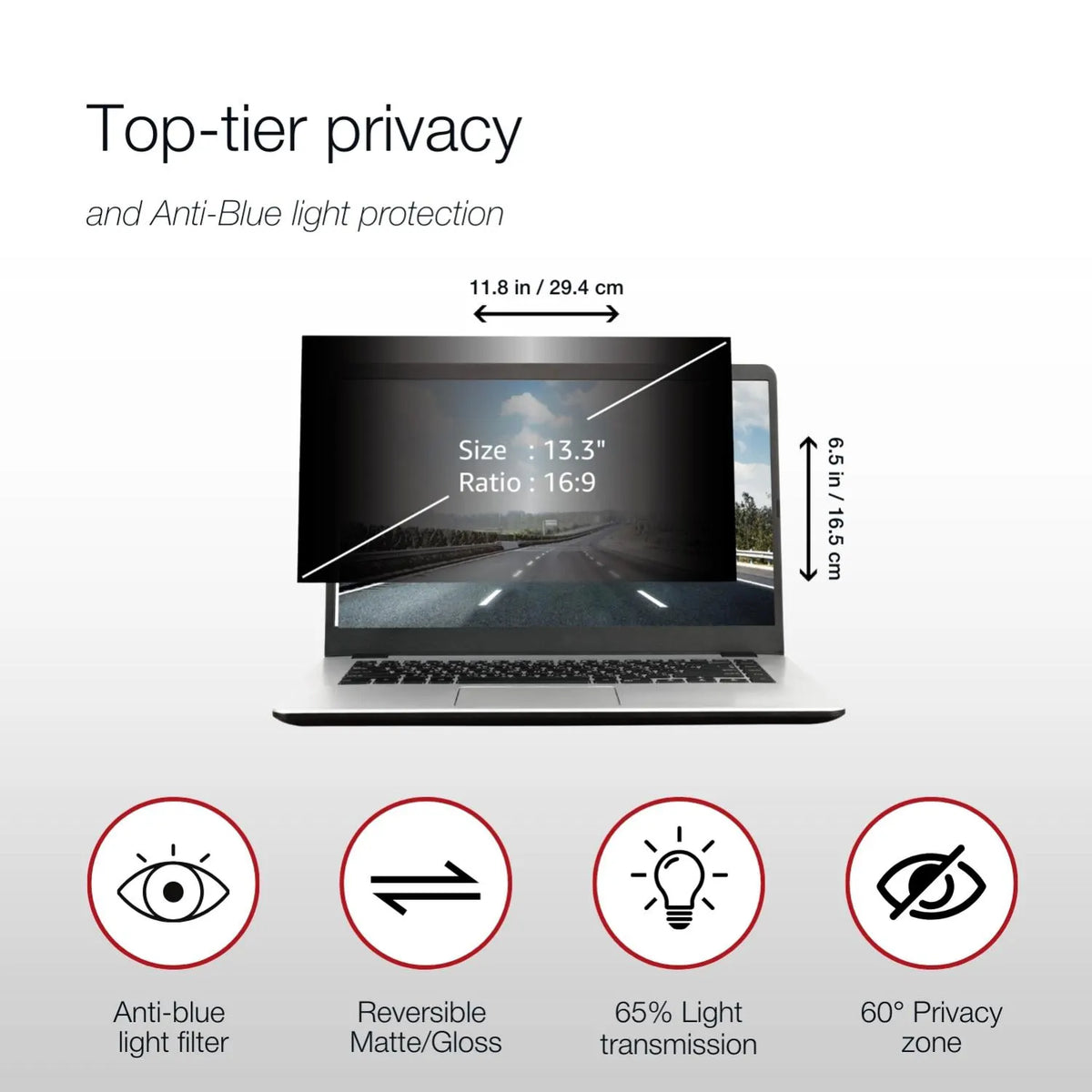 Shintaro Privacy Filter 13.3" for Laptop - Screen Filters - Image 2