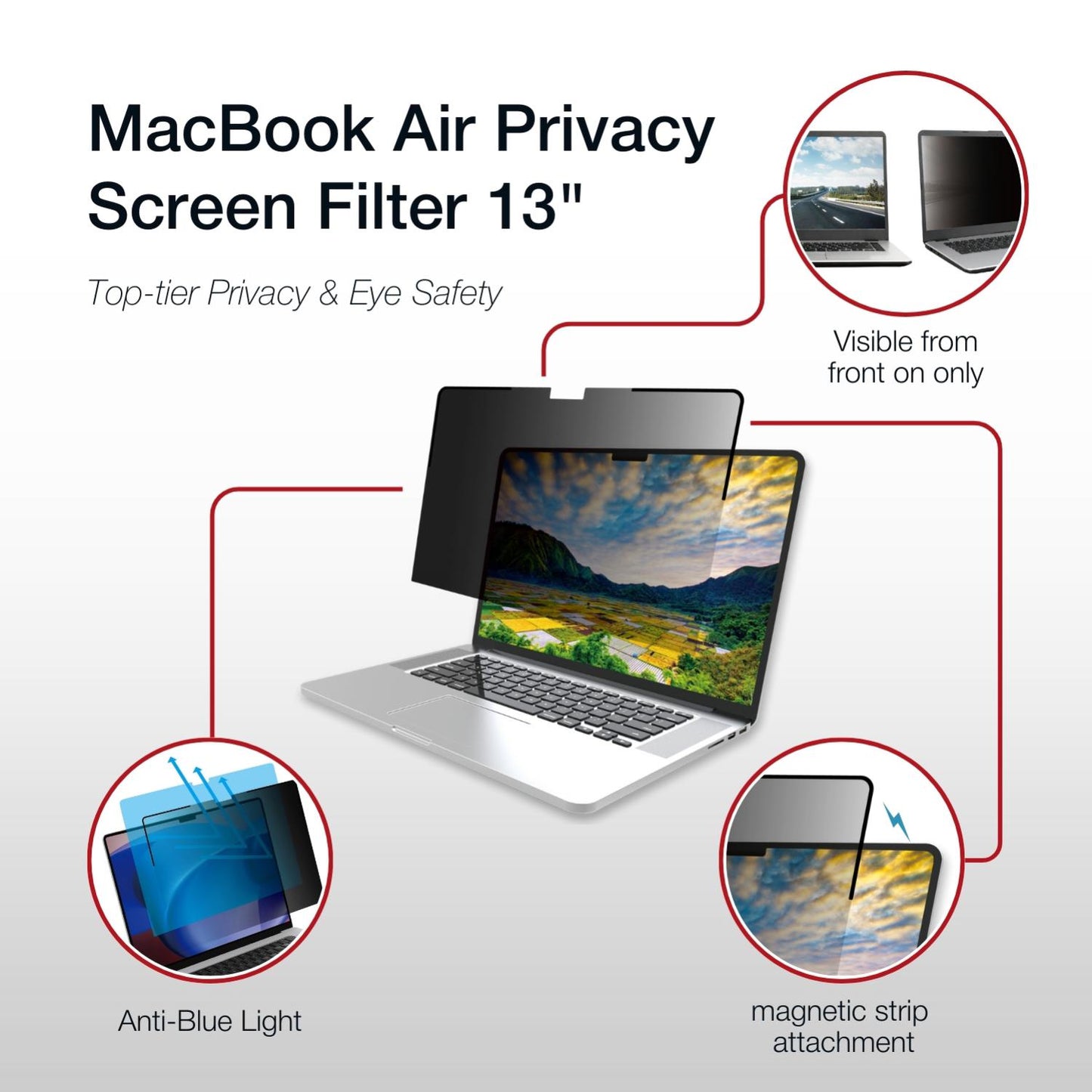 Shintaro Privacy Filter 13.3" MacBookAir - Screen Filters - Image 2