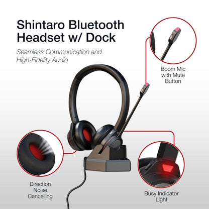 Shintaro Wireless Headset w/ Dock - Headphones - Wireless - Image 2