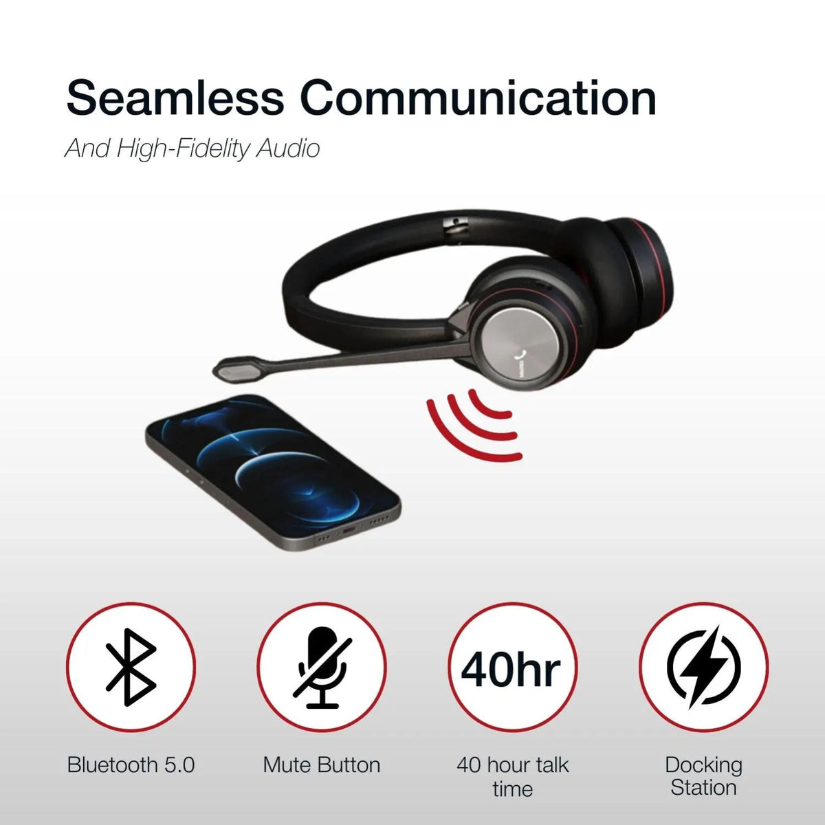 Shintaro Wireless Headset w/ Dock - Headphones - Wireless - Image 4