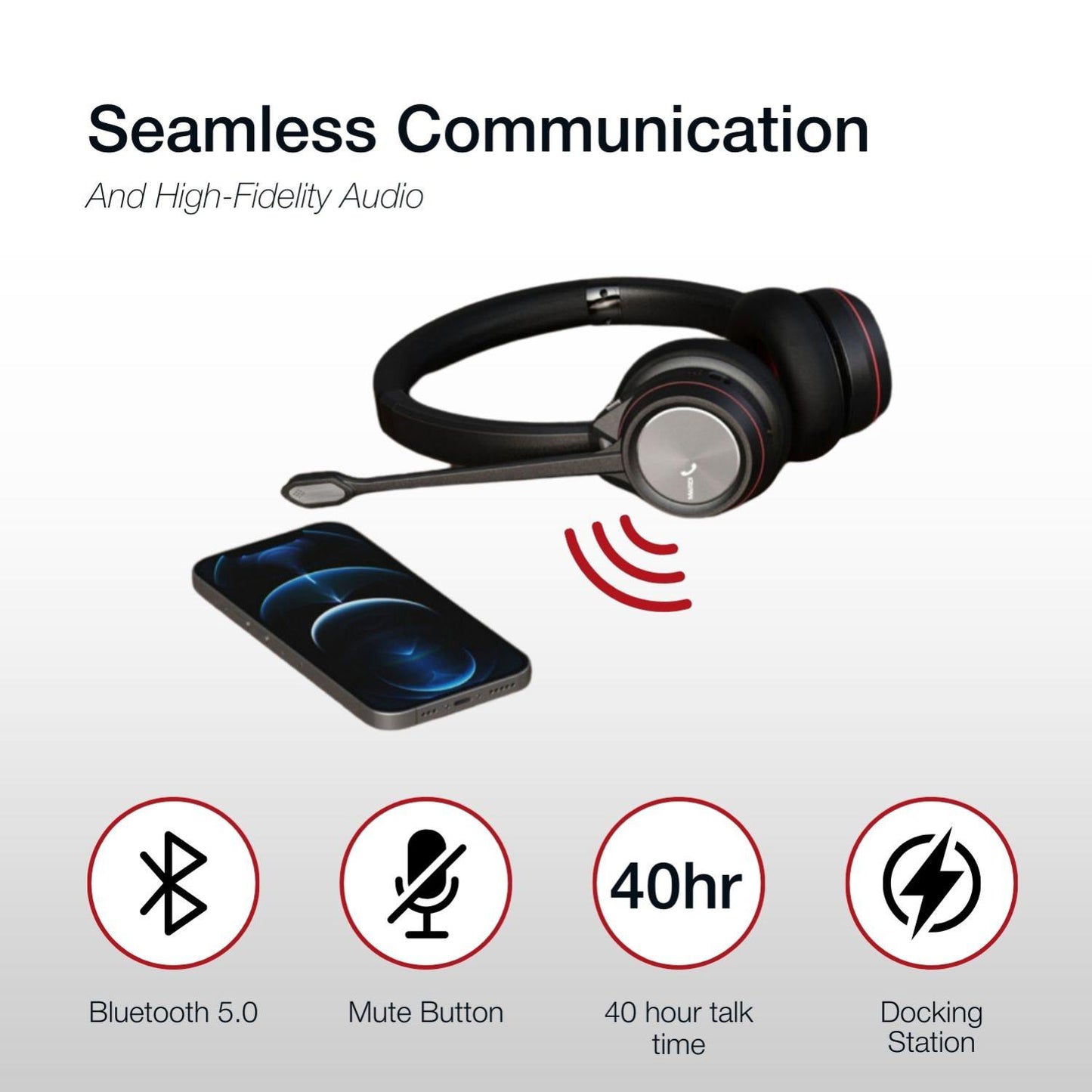 Shintaro Wireless Headset w/ Dock - Headphones - Wireless - Image 4