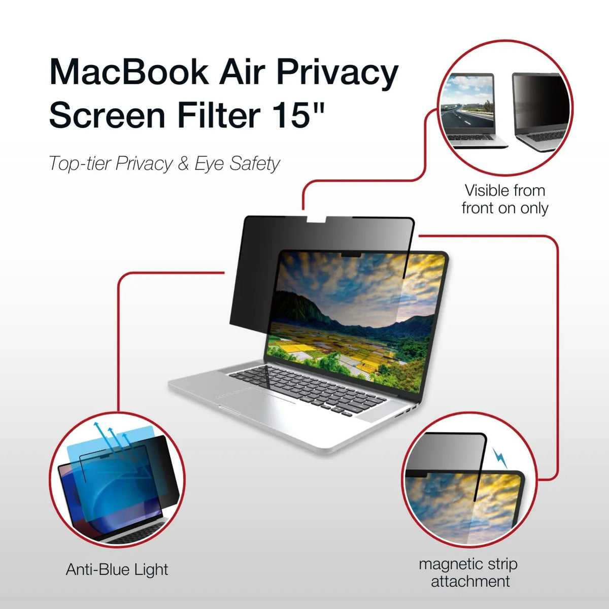 Shintaro Privacy Filter 15" MacBookAir - Screen Filters - Image 2