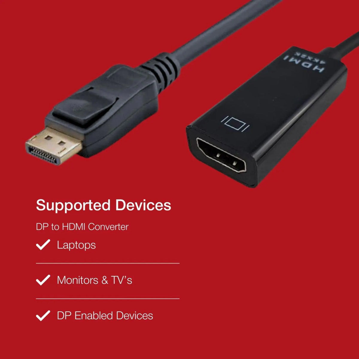 Shintaro DisplayPort (DP) to 4K HDM - Display Accessories - Image 4