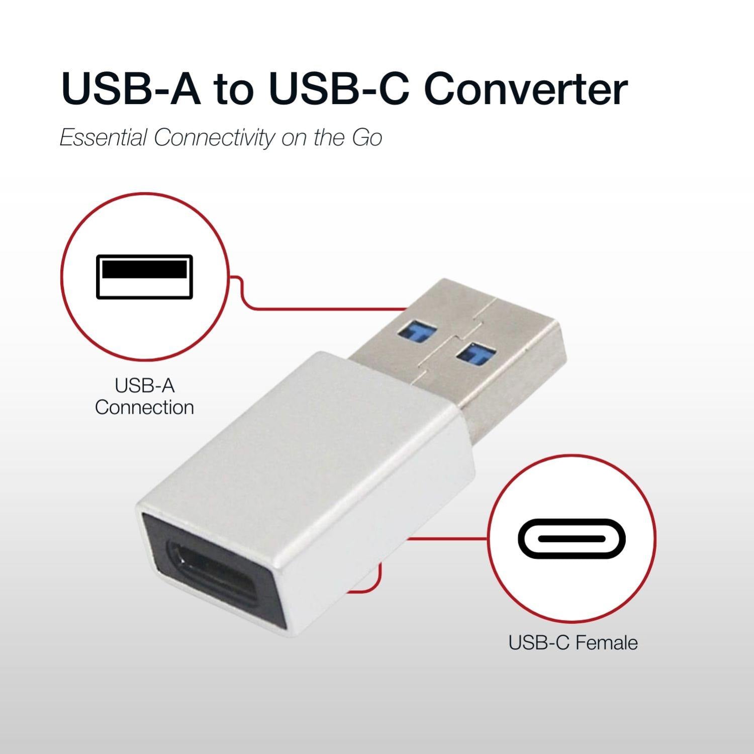 Shintaro USB-A Male to USB-C Female - USB - Cables - Image 5