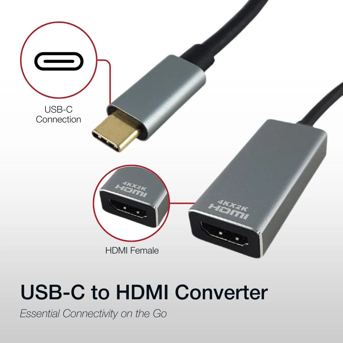 Shintaro USB-C to HDMI 4K Adapter - USB - Cables - Image 3