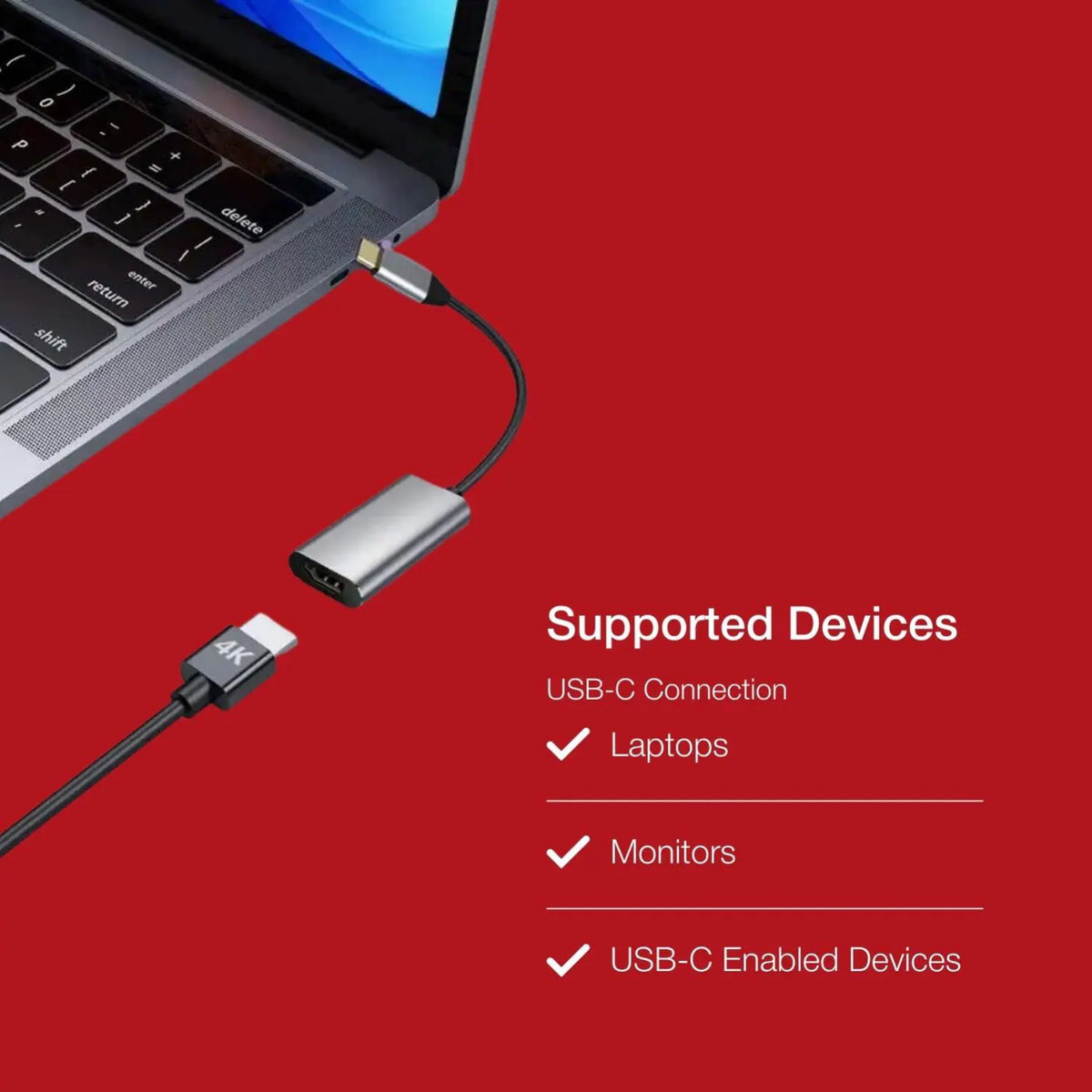 Shintaro USB-C to HDMI 4K Adapter - USB - Cables - Image 4