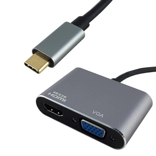 Shintaro USB-C to 4K HDMI & 1080P VGA - USB - Cables