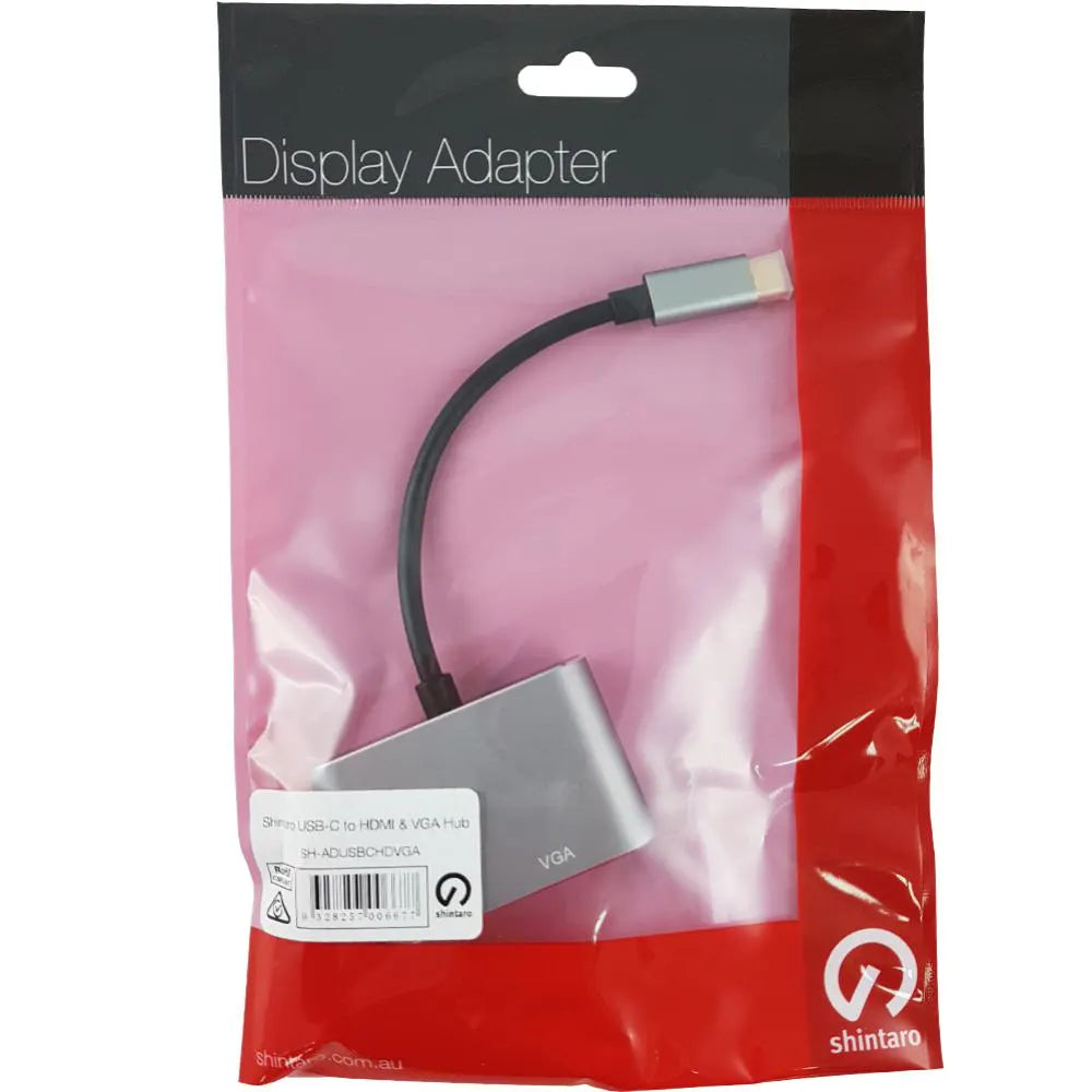 Shintaro USB-C to 4K HDMI & 1080P VGA - USB - Cables - Image 2