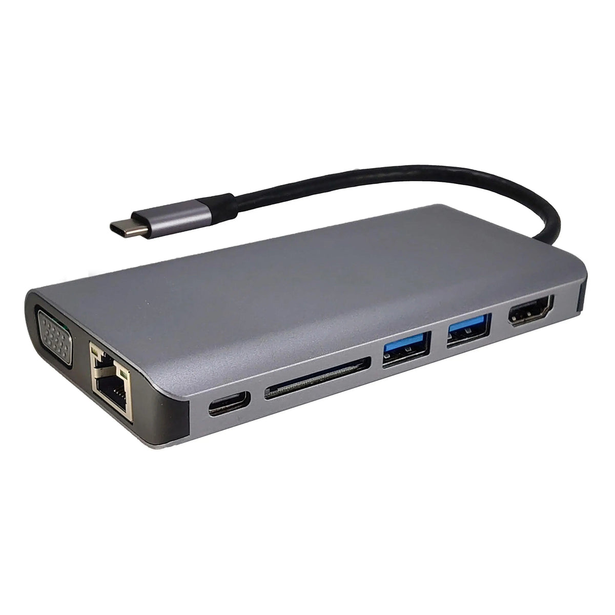 Shintaro 8-Port USB-C Travel Dock - Docking Stations