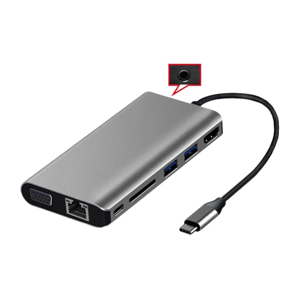 Shintaro 8-Port USB-C Travel Dock - Docking Stations - Image 2