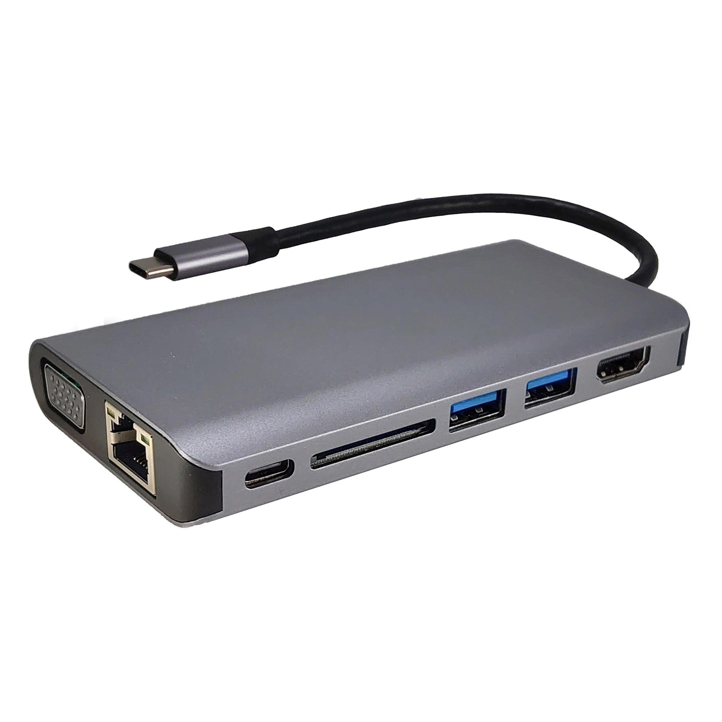 Shintaro 8-Port USB-C Travel Dock - Docking Stations