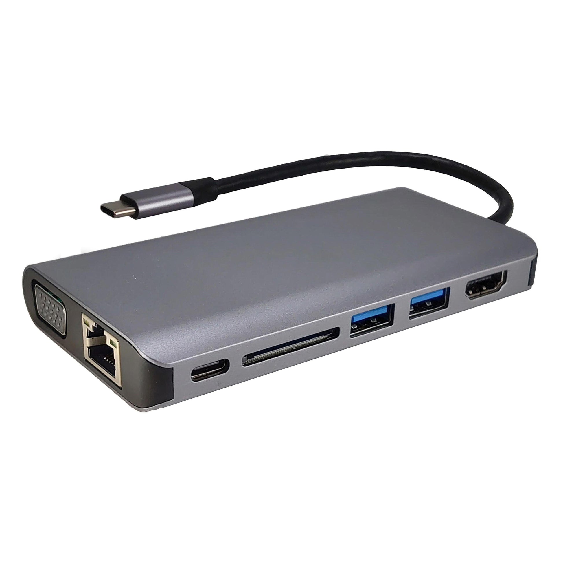 Shintaro 8-Port USB-C Travel Dock - Docking Stations
