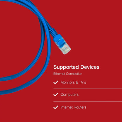 Shintaro Cat6 24 AWG Patch Lead Blue 5m - Network - Network Cables - Image 4