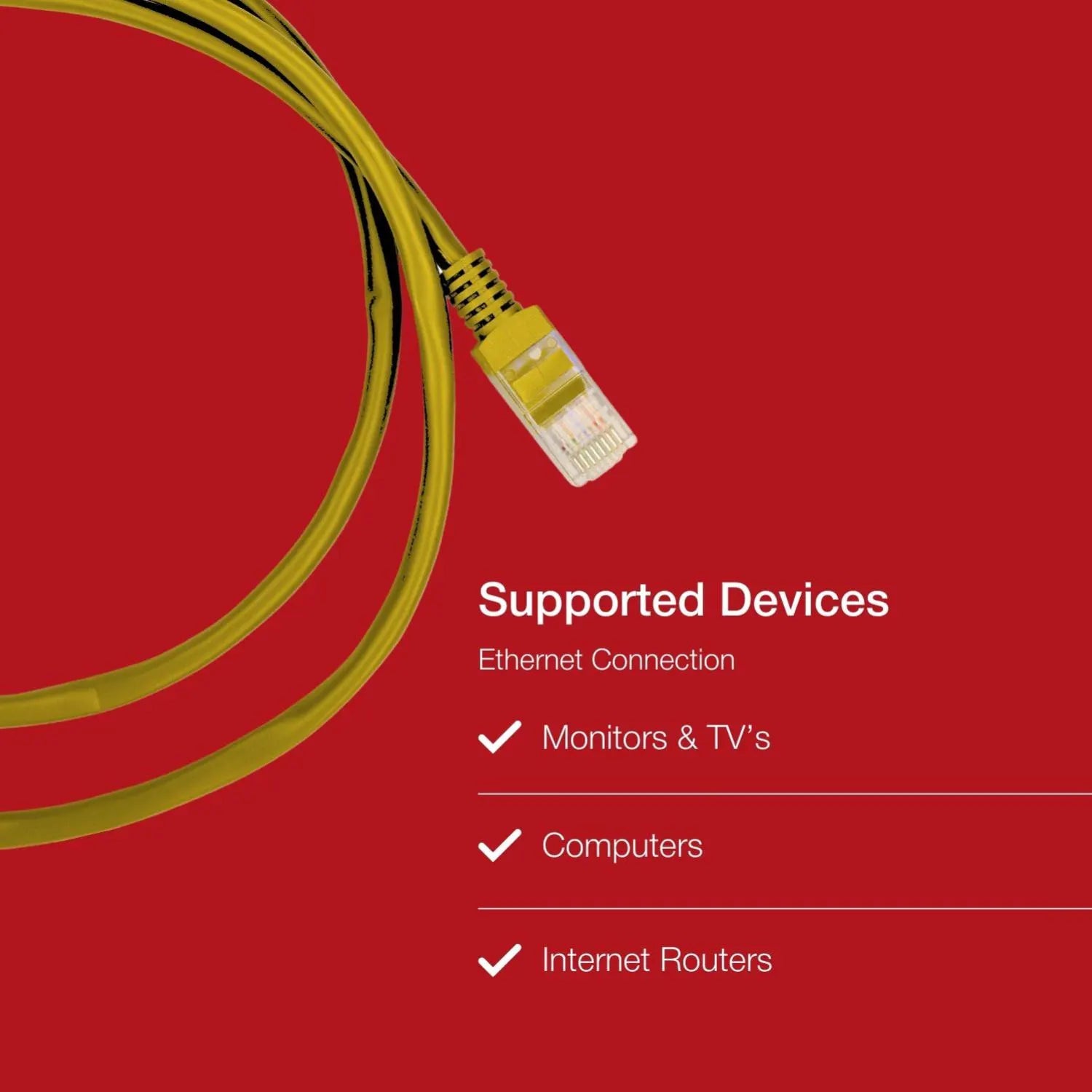 Shintaro Cat6 24 AWG Patch Yellow 15M - Network - Network Cables - Image 4