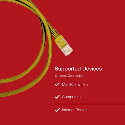 Shintaro Cat6 24 AWG Patch Yellow 15M - Network - Network Cables - Image 4